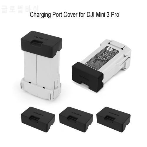 3pcs Dust-proof Plugs Battery Charging Port Cover Protector Cap Silicone for DJI Mini 3 /Mini 3 Pro Flight Batteries Accessories