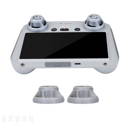 2pcs for DJI RC Remote Control with Screen Joystick Protection Cover Anti-collision Cap for DJI Mini 3 Pro Drone Accessories