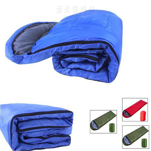 Couple autumn and winter sleeping bag sleeping bag Sleeping outdoor Camping Sport Adult Envelope Type Cotton Splicing Single