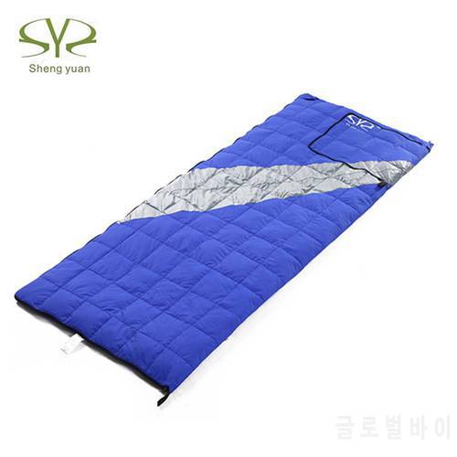 2m Adult Outdoor Camping Hiking Climbing Quilt Pillow Fold Envelope Sleeping Bag Ultralight Waterproof Nylon Fabric Blanket Mat