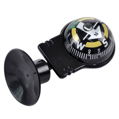 2x New Car Vehicle Floating Ball Magnetic Navigation Compass Black