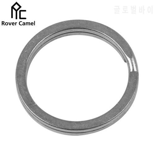 Rover Camel Titanium EDC Key Chain Pure Key Ring Split Ring 5 Pcs/lot Stone wash treatment