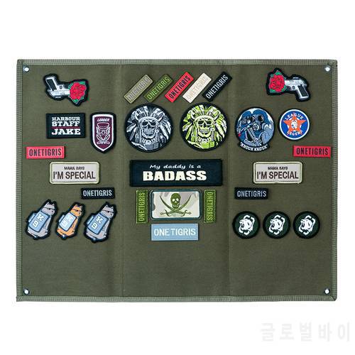 OneTigris Tactical Patch Holder Board Patch Badges Folding Mat for All Patches ID Patches Name Tapes