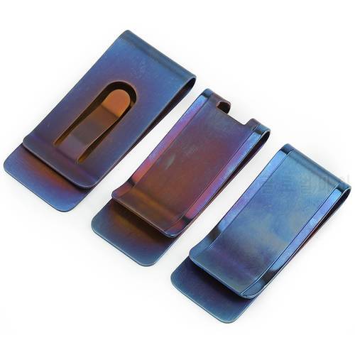 3 Style Blue Titanium Alloy Money Clip Pocket Tools Metal Money Holder With Bottle Opener EDC For Outdoor Camping