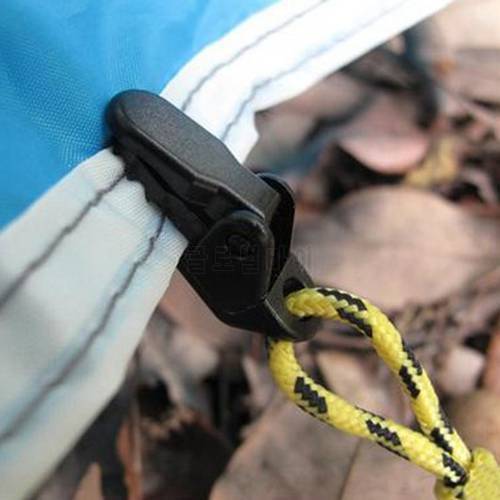 5PCS EDC Tool Camping Tents Alligator Clips buckle Tent windproof Fixed clip Sky curtain pull point hook outdoor survival FW044