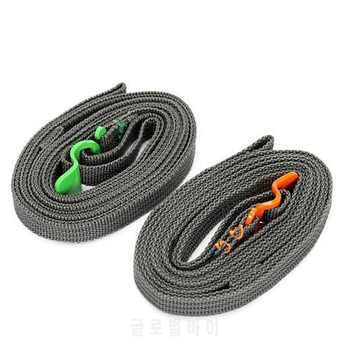 Hot 2 Pcs Outdoor Durable Quick Release Tie Down Accessory Straps Baggage Backpack Belt Travel Luggage Strap With Hook Buckle