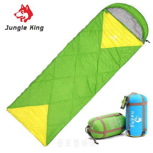 Jungle King 2017 new spring lightweight sleeping bags outdoor camping bag camping Climbing can splice double envelope type 0.8kg