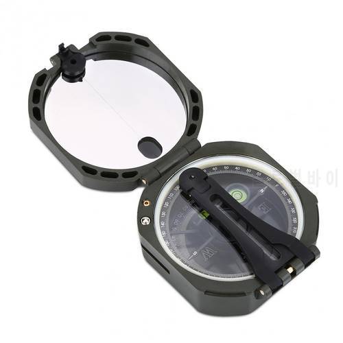 Portable Compass Military Sports Navigator Compass High Accurate Folding Lens Compass Waterproof Camping Hiking Travel Compass