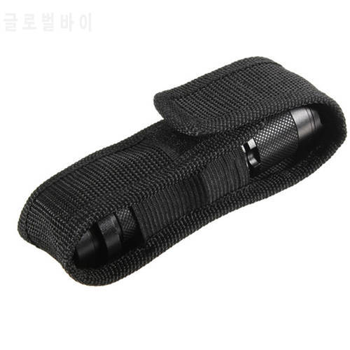Flashlight Holder Case Nylon Torch Light Holster Holding Belt Flashlight Tape Pouch Camping Hiking Accessory Outdoor Tools