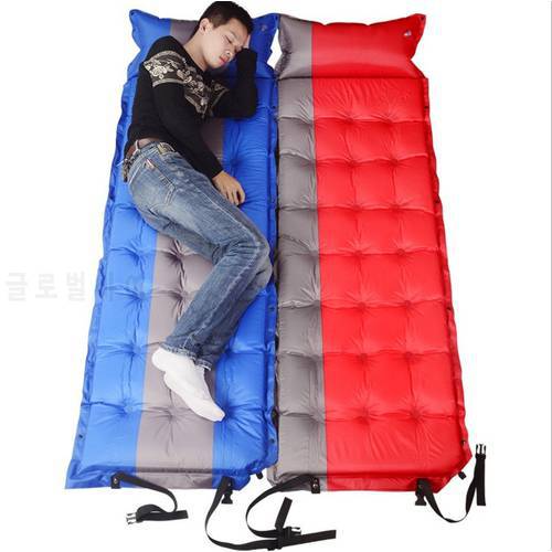 193*65*5cm outdoor tent sleeping bag Automatic inflatable cushion Single thickening 5cm Moisture-proof mat Can be spliced