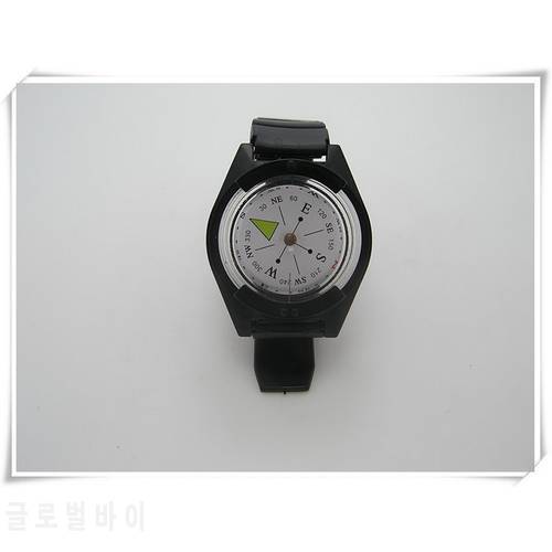 by dhl or fedex 50pcs Tactical Wrist Compass Special For Military Outdoor Survival Watch Black Band