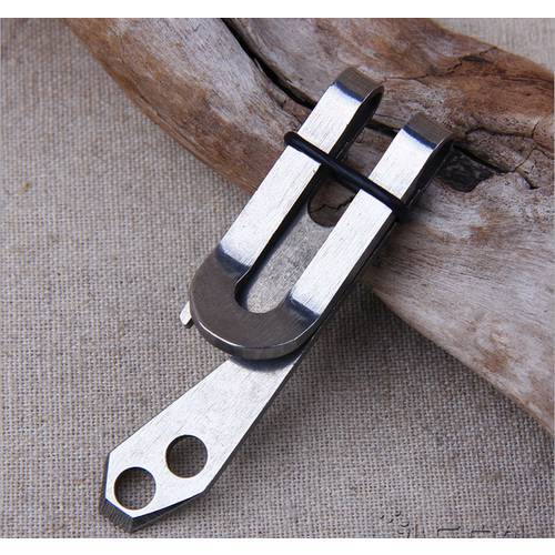 Camping Outdoor EDC Multi-tool Utility Stainless Steel Clip Wallet Keys Hanging Buckle Carabiners Quickdraw Equipment Survival