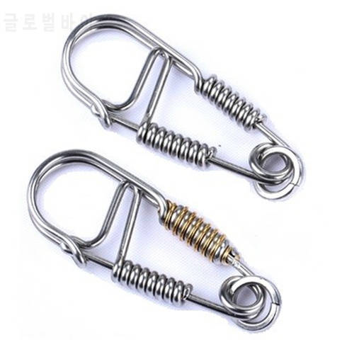 Multi-Function Creative Carabiner Stainless Steel Keychains Brass Wrapped Wire Car Buckle Waist Hanging Personality Handmade