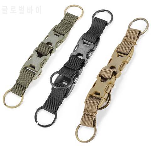 Outdoor Tactical Military Hike Camp Buckle Carabiner Belt Locking Key Chain Clip Quick Release Replacement Backpack Pack