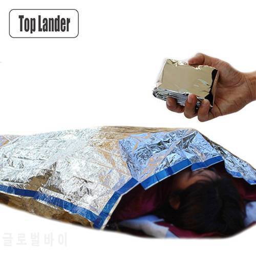 Outdoors Survival Emergency Sleeping Bag Military Army Portable Rescue Thermal Foil Ultra Light Camping Sleeping Bag 1 Person