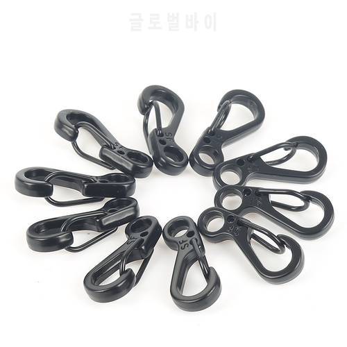 10pcs/Lot Mini SF Spring Buckle Clasps Climbing Carabiners EDC Keychain Camping Bottle Hooks Tactical Survival Gear Outdoor Tool