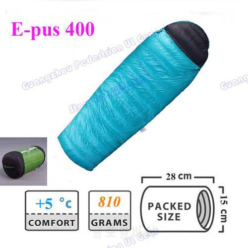 2022 Aegismax Hybrid type High Quality 400/700/1000Grams Goose Down Spring And Autumn Outdoor Camping Sleeping Bag