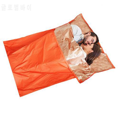 Ultralight Survival Emergency Sleeping Bag Camping First Aid Sleeping Bags Double Warming Sleeping Bag Watrproof Emergency bag