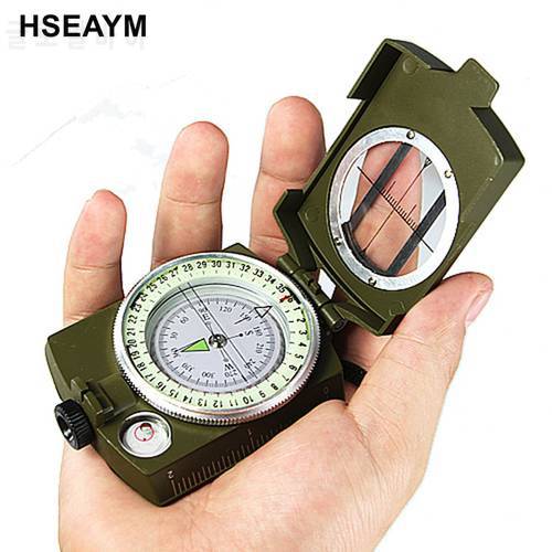 HSEAYM K4580 American Multifunctional Compasses Climbing Hiking Camping Climbing Luminous Handheld Outdoor Car North Compass
