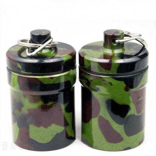 EDC Waterproof Bottle Camping Survival Storage Container Metal Medicine Box Outdoor Portable Tools Seal Tank Large Capacity
