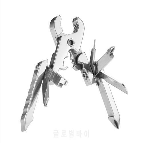 Swiss Tech Multi - function Outdoor Tool Clamp 15 In 1 Mini - pliers Portable Folding Screwdriver Multi Tools Pocket Gear Kits