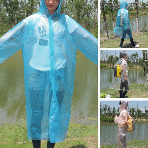 Shinetrip Disposable Rain Outdoor coats Camping Fishing Hood Ponchos Portable Travel Emergency Wear Hiking Cover Outdoor Tools