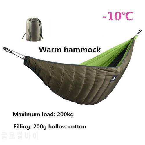 Mounchain Winter Warm Sleeping Bag Hammock Underquilt Sleeping Bag Warmer Under Quilt Blanket for Outdoor Camping hiking