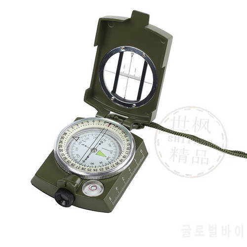 by dhl or fedex 20pcs Professional Waterproof compass Military Army Geology Compass Sighting Luminous Compass for Outdoor
