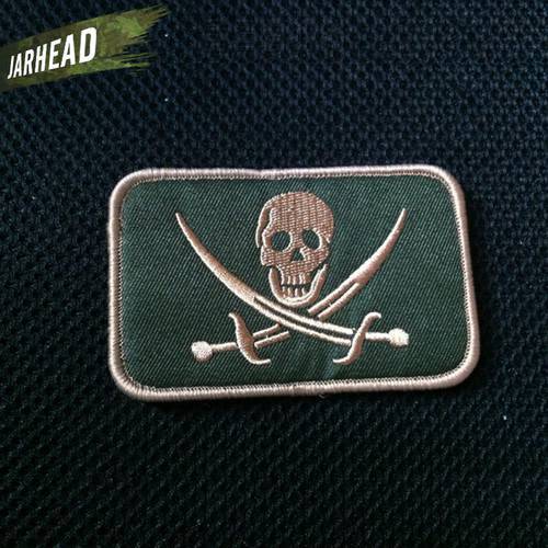 Pirate Skull Embroidery Armband Military Fans Personalized Patches Outdoor Viking Badge For Clothes Jackets Hat Backpack