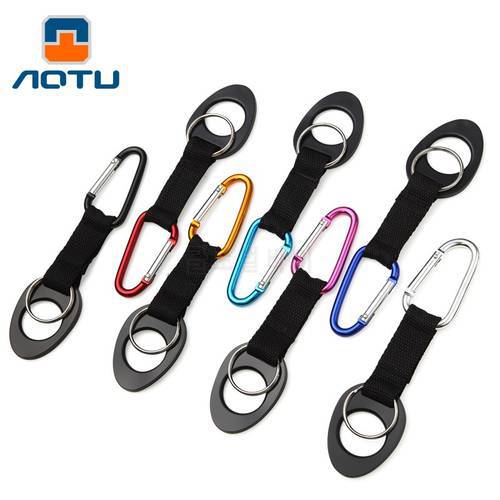 4Pcs/pack Portable Carabiner Water Bottle Drink Buckle Hook Holder Clip Key Chain Ring for Camping Hiking Traveling Travel Kits