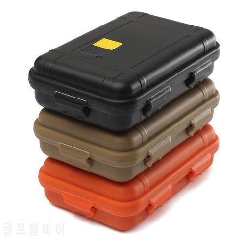 1PC Portable Outdoor Anti-pressure Shockproof Waterproof Airtight Survival Storage Case Container Carry Box Large/Small Size