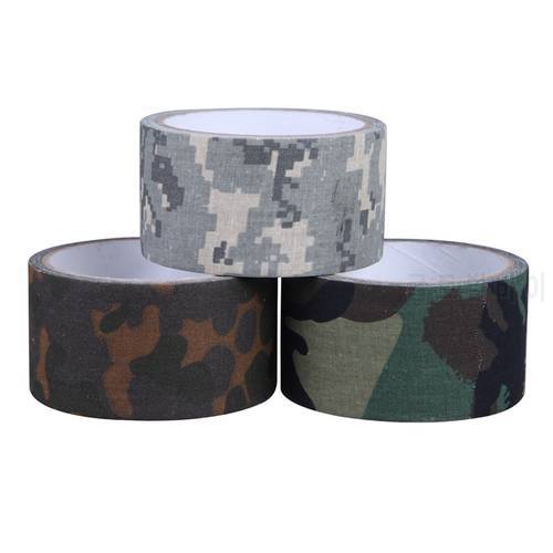 5cm*5m Camouflage Tape Outdoor Grass Camo ACU Hunting Camping Wrap Tape Waterproof Super Strong Adhesive Tape Outdoor Tools