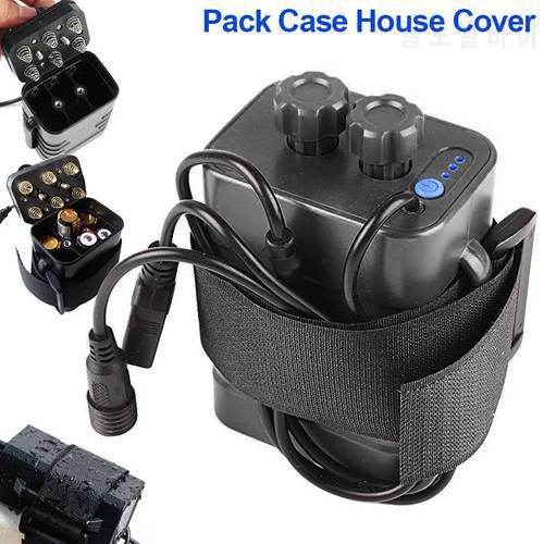 Hot 6 Section 18650 Waterproof Battery Case 18650 Battery Pack 5VUSB/8.4VDC Dual Interface 18650 Waterproof Battery House Cover