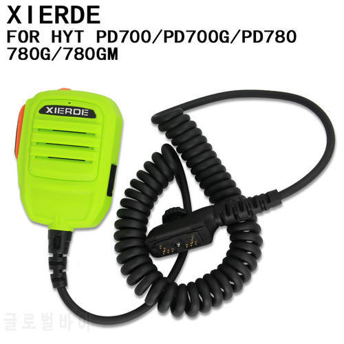 XIERDE sm18n2 MIC Speaker Handfree for Hytera PD series Radio pd700/pd700g/pd780/pd780g pd780gm etc. portable Radio