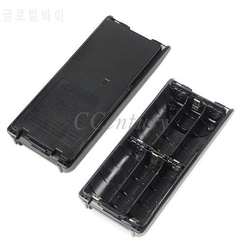 Two Way Radio 6*AA Battery Case Shell Black for ICOM Portable Radio IC-A6 IC-A14 IC-A24 IC-V8 IC-V82 Walkie Talkie Transceiver
