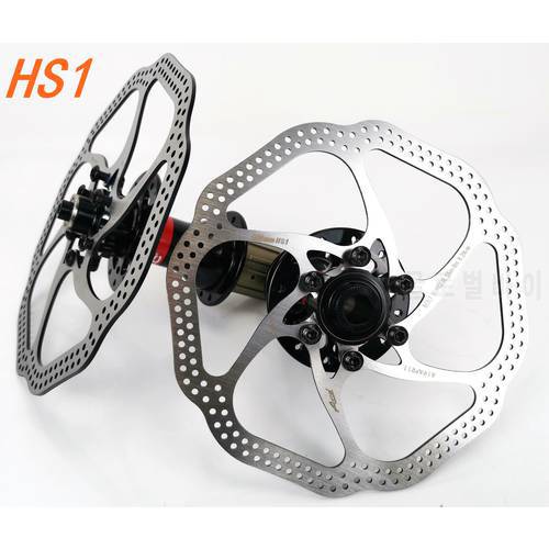 1 Piece 6 Bolts HS1 160/180mm MTB/Road Bike Brake Disc Rotors Hydraulic MTB Bicycle Disc Brake Rotor with T25 Screws