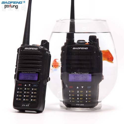 Baofeng UV-XR 10W 4800mAh Battery IP67 Waterproof Handheld Walkie Talkie 10KM Long Range Powerful Portable CB Ham Two Way Radio