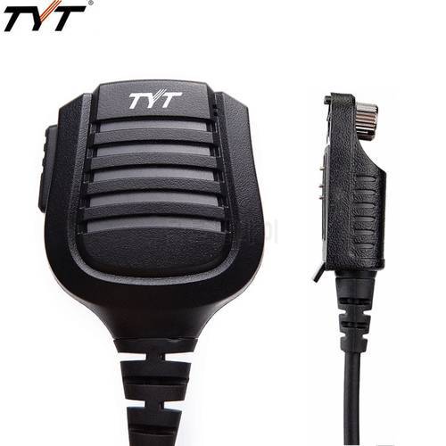TYT MD-2017 PTT Waterproof Shoulder Speaker Mic for TYT MD-2017 MD-398 Radioddity GD-55 DMR Digital Walkie Talkie
