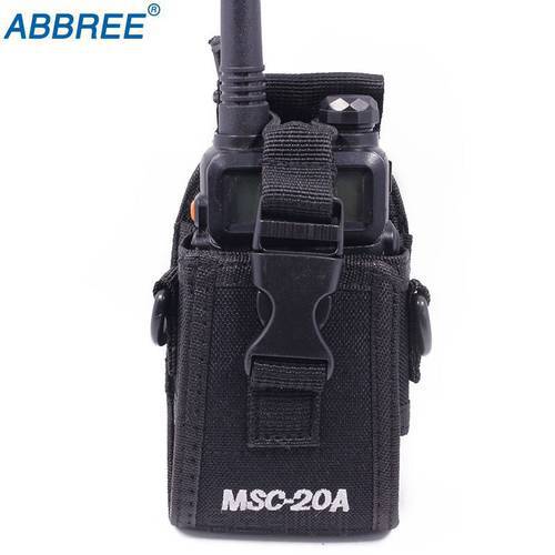Walkie Talkie Case MSC-20A Holder Pouch Bag for Kenwood BaoFeng UV-5R UV-82 UV-S9 UVB3 Plus UV-B5/B6 BF-888S Radio Case Holder