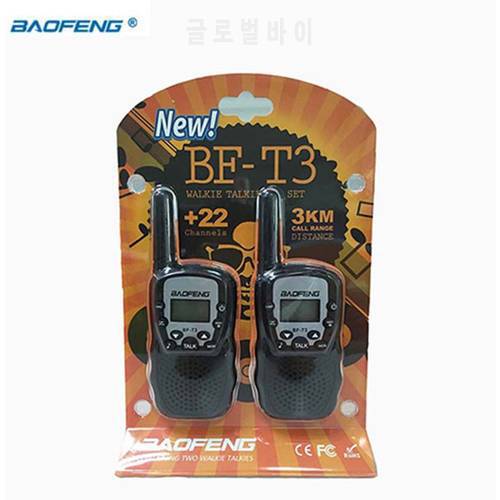 NEW Baofeng Mini Walkie Talkie Kids With UHF 462.5625-467.7250mhz 22CH Up To 3km Transceiver Radio Children Handheld Interphone