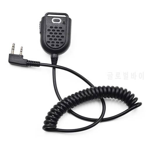 Walkie Talkie Remote Speaker Mic Microphone PTT for KENWOOD TK2107 TK3107 Baofeng UV-5R UV-5RE Plus UV-S9 BF-888S Two Way Radio