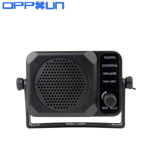 OPPXUN 1PCS Mini External Speaker NSP-150 For Kenwood For Motorola For ICOM For Yaesu Ham Radio Walkie Talkie Hf Transceiver