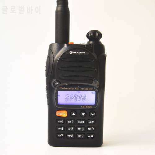 Good Quality Wouxun KG-699E Handheld Walkie Talkie/Two Way Radio 66-88Mhz IP55 Waterproof 5W Power DTMF/DCS/CTCSS for Factory