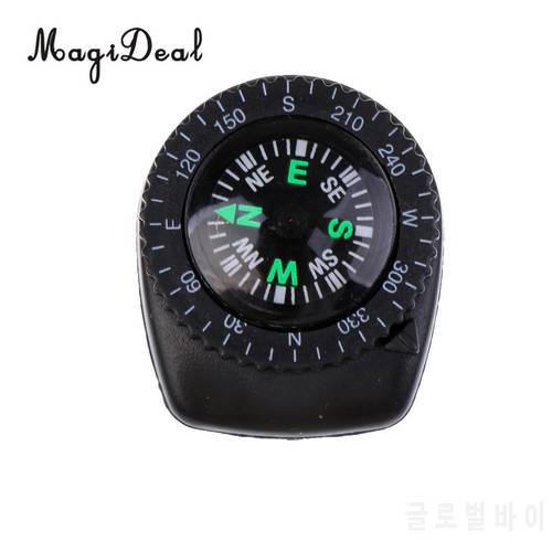 MagiDeal 25mm Mini Professional Precision Watch Band Clip-on Navigation Wrist Compass for Survival Hunting Hiking Camping Sport