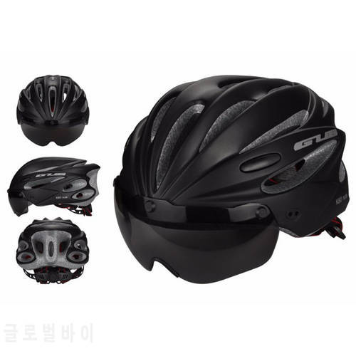 GUB Bicycle Helmet Mountain Road Bike Cycling Safety Helmet Cap Hat Helmet With Visor Len Glasses Ultralight Adjustable K80 PLUS