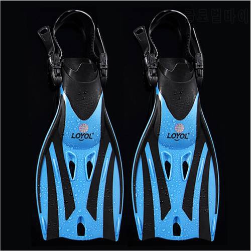 Children Swim Fins Adjustable Diving Frog Shoes Silicone Professional Team Training Snorkeling Long Kids Diving Flippers