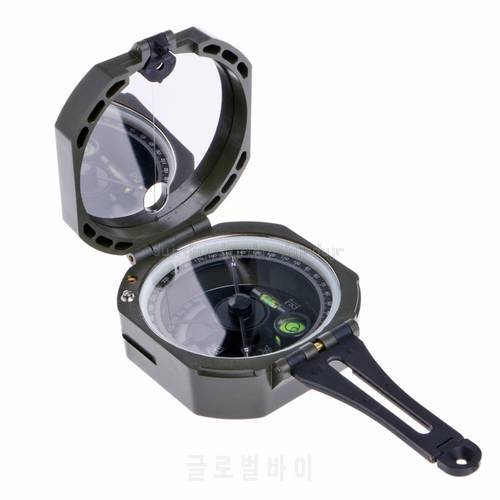 High Precision Magnetic Pocket Transit Geological Compass /w 0-360 Degree Scale N20 dropship