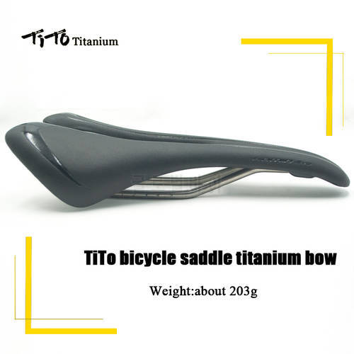 TiTo bicycle saddle titanium bow road/MTB mountain cycling bike seat saddle cushion bike accessories