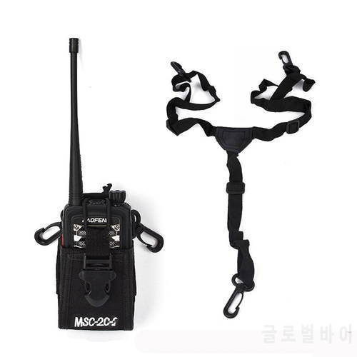 NEW Nylon Holster Baofeng Carry Case Holder Walkie Talkie Radio Bag For Icom Kenwood For Motorola Yaesu Vextex Uv-5r Accessories