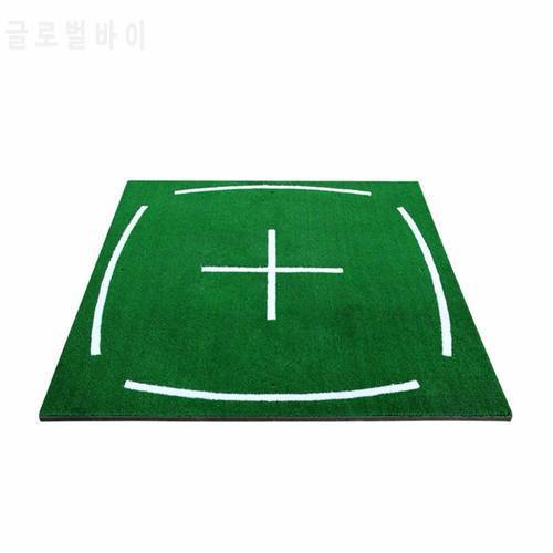 Golf Course Hitting Mat Driving Range Practice Mat4.92FT X 4.92FT, with Alignment Line, Teaching Equipments